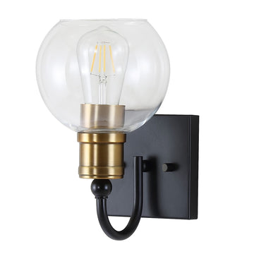 Marais Iron/Glass Rustic Vintage LED Vanity Light - JONATHAN Y